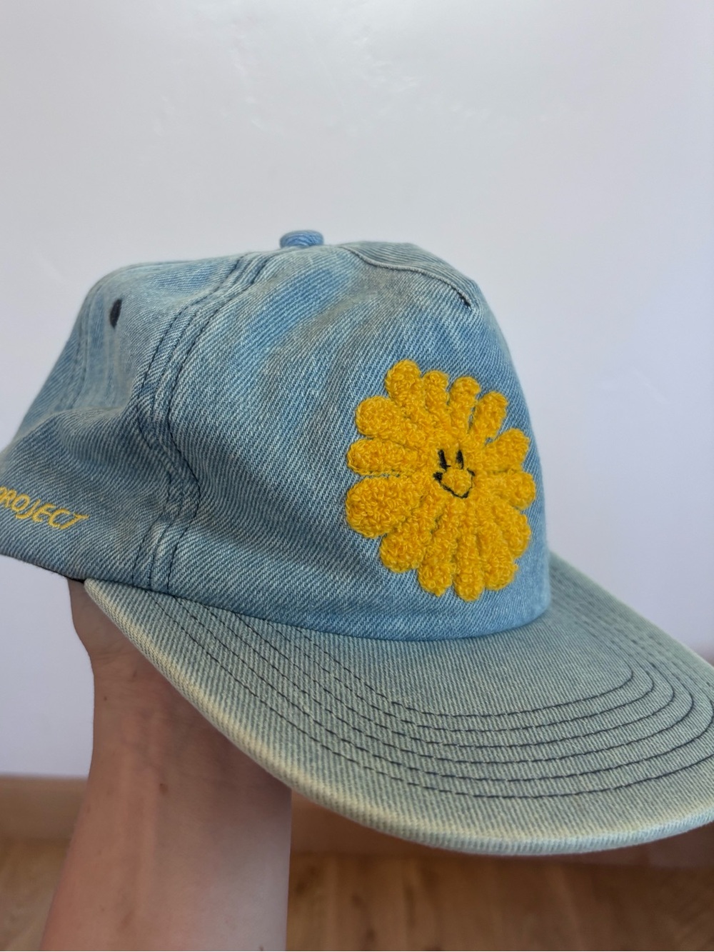 Parks Project Smiley Flower Denim Dad Hat Adjustable Baseball Cap
